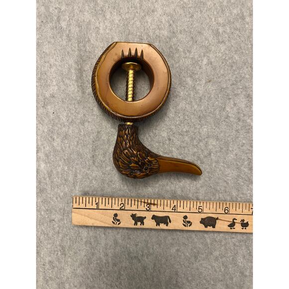 Stampealari Nutcracker Breaker Duck Head Molded Wood Effect Threaded Screw‎ - Picture 3 of 13